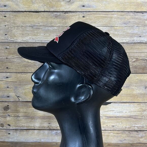 Sols Europe Black Graphic Trucker Hat Snapback One Size Black Nitro Circus - Picture 12 of 16